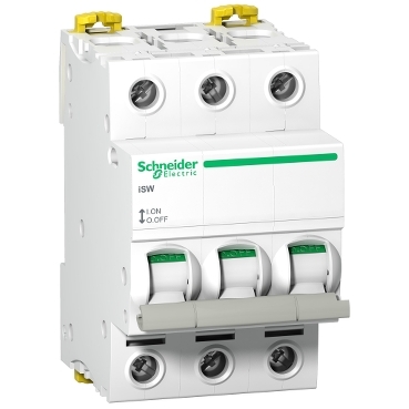 iSW & SW Schneider Electric Switch disconnectors up to 125A geared to absolute safety and improved continuity of service.