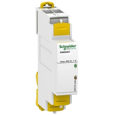 iEM, iME Schneider Electric Kilowatt-hour Meters. Acti9 range for low voltage DIN rail system provides absolute safety and better continuity.