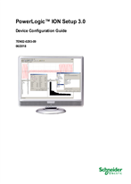 PowerLogic ION Setup 3.0 Device Configuration Guide