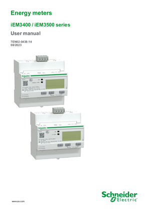 iEM3400 / iEM3500 series - User Manual