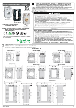 IEC Type 5A Solid-core Current Transformer_Instruction Sheet