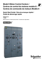 Model 6 Motor Control Centers Quick Start Guide