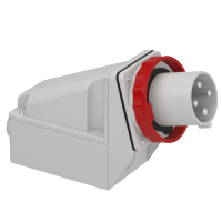  81582 81582 UTIKAČ ZIDNI 63A 3P-E 380-415V IP67  