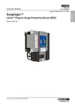 Surgelogic I-Line Plug-on Surge Protective Device (SPD) Instruction Bulletin
