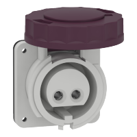  82951 82951 UTIČ. UGR. RAVNA 16A 2P 20-25V IP67  