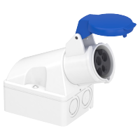  83104 83104 UTIČNICA NADGRADNA16A 2P-E 200-250V IP44  