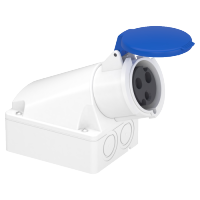  83116 83116 UTIČNICA NADGRADNA32A 2P-E 200-250V IP44  