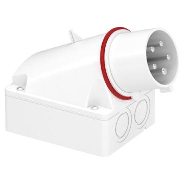  83521 83521 UTIKAČ ZIDNI 32A 3P-N-E 380-415V IP44 