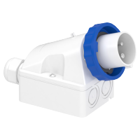  83554 83554 UTIKAČ ZIDNI 16A 2P-E 200-250V IP67  