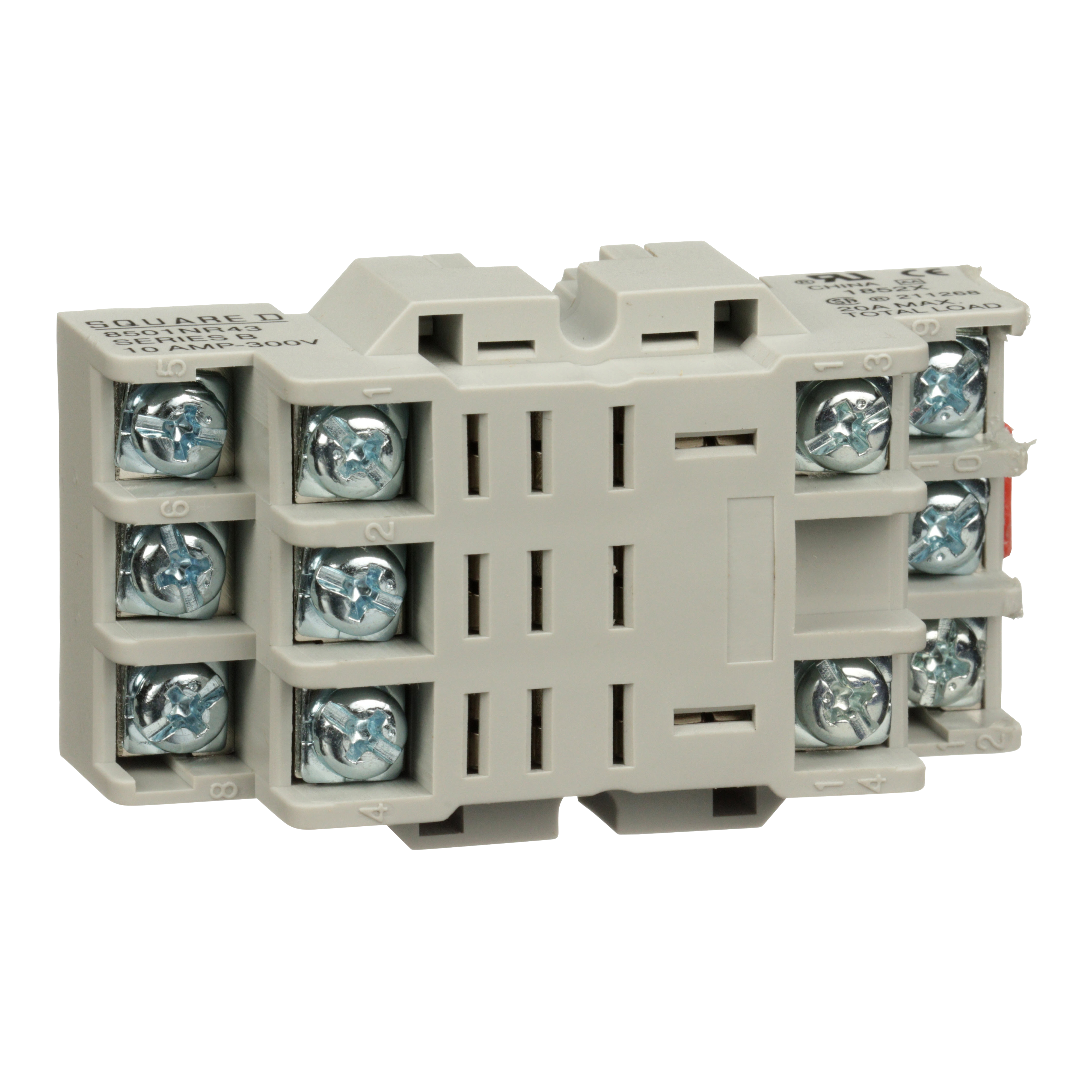 Plug in relay, Type N, relay socket, 11 blade, for 8510R relays