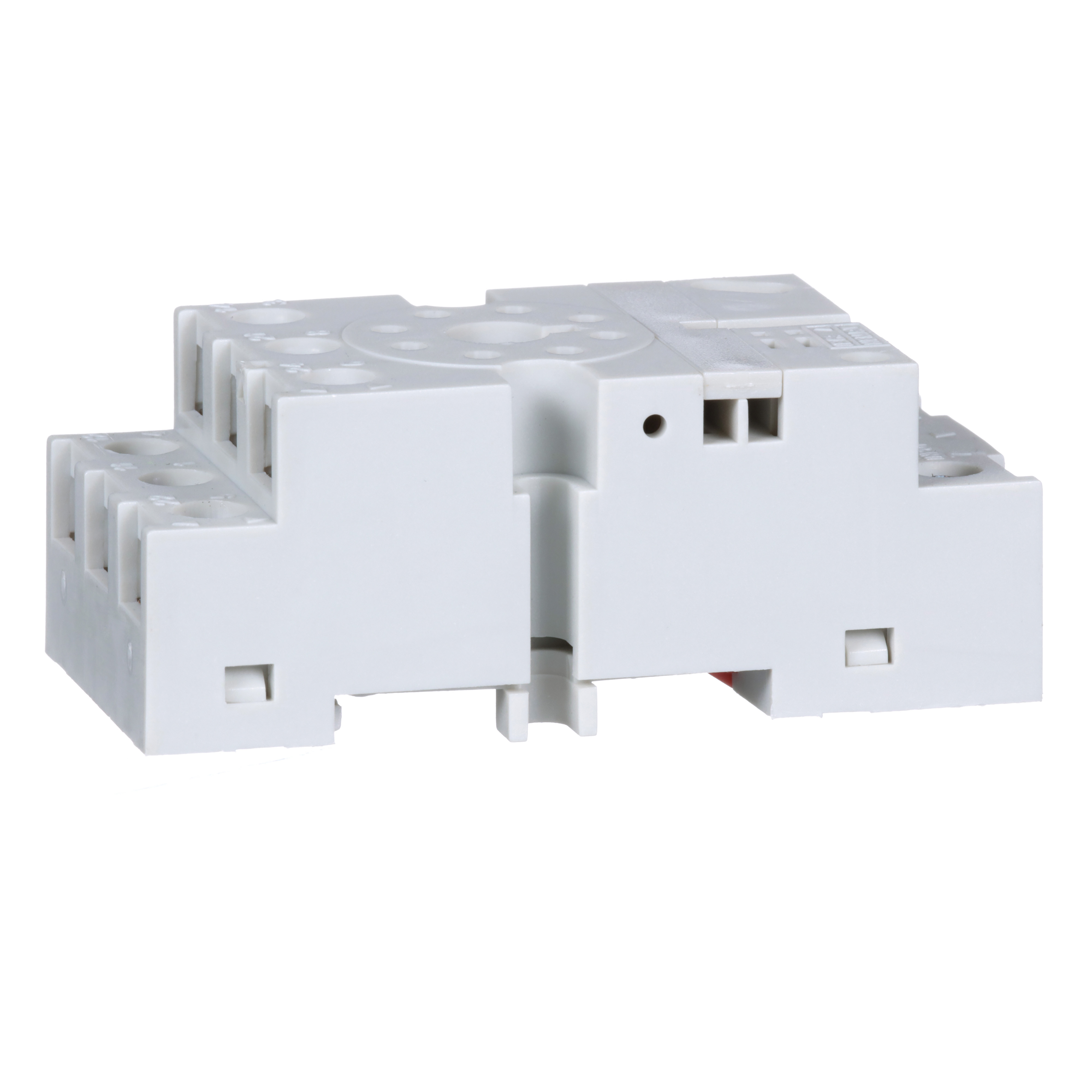 Plug in relay, Type N, relay socket, 8 tubular pin, double tier, for 8510KP relays and 9050JCK timers
