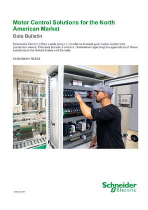 Motor Control Solutions for the North American Market Data Bulletin