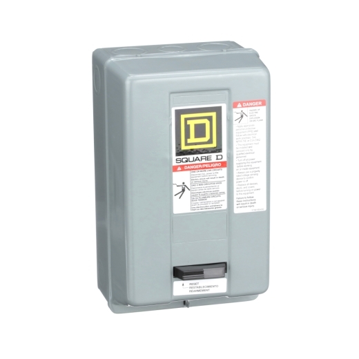 NEMA motor starter, Type S, nonreversing, Size 0, 18A, 5HP at