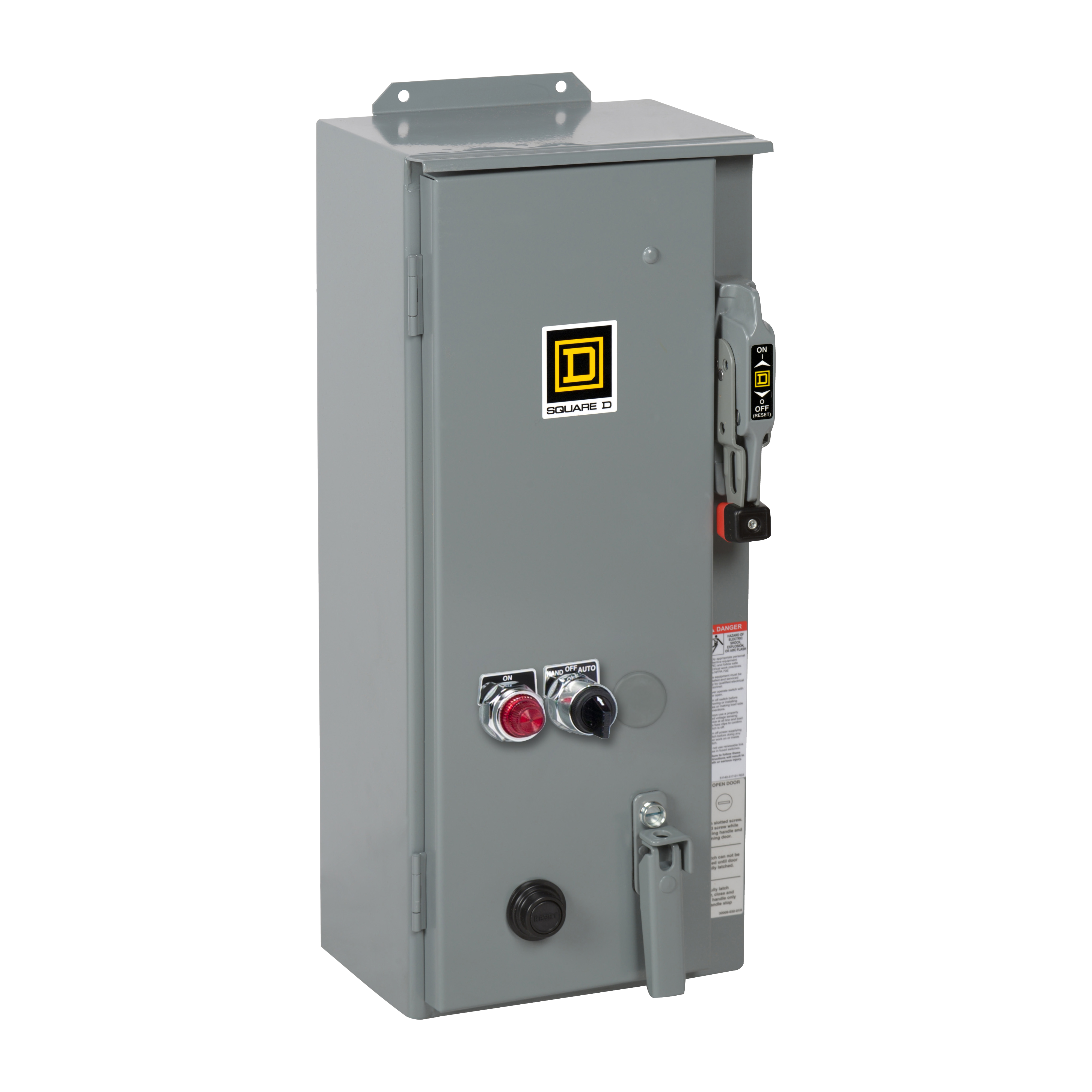 NEMA Combination Starter, Type S, 30A fusible disconnect, Size 0, 18A, 5 HP at 600 VAC polyphase, 120 VAC coil, NEMA 12