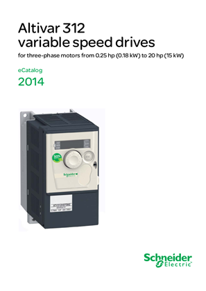 Altivar 312 Variable Speed Drives Catalog (US 2014)