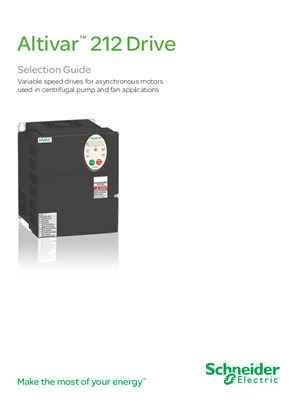 Altivar 212 Drive Selection Guide Handout