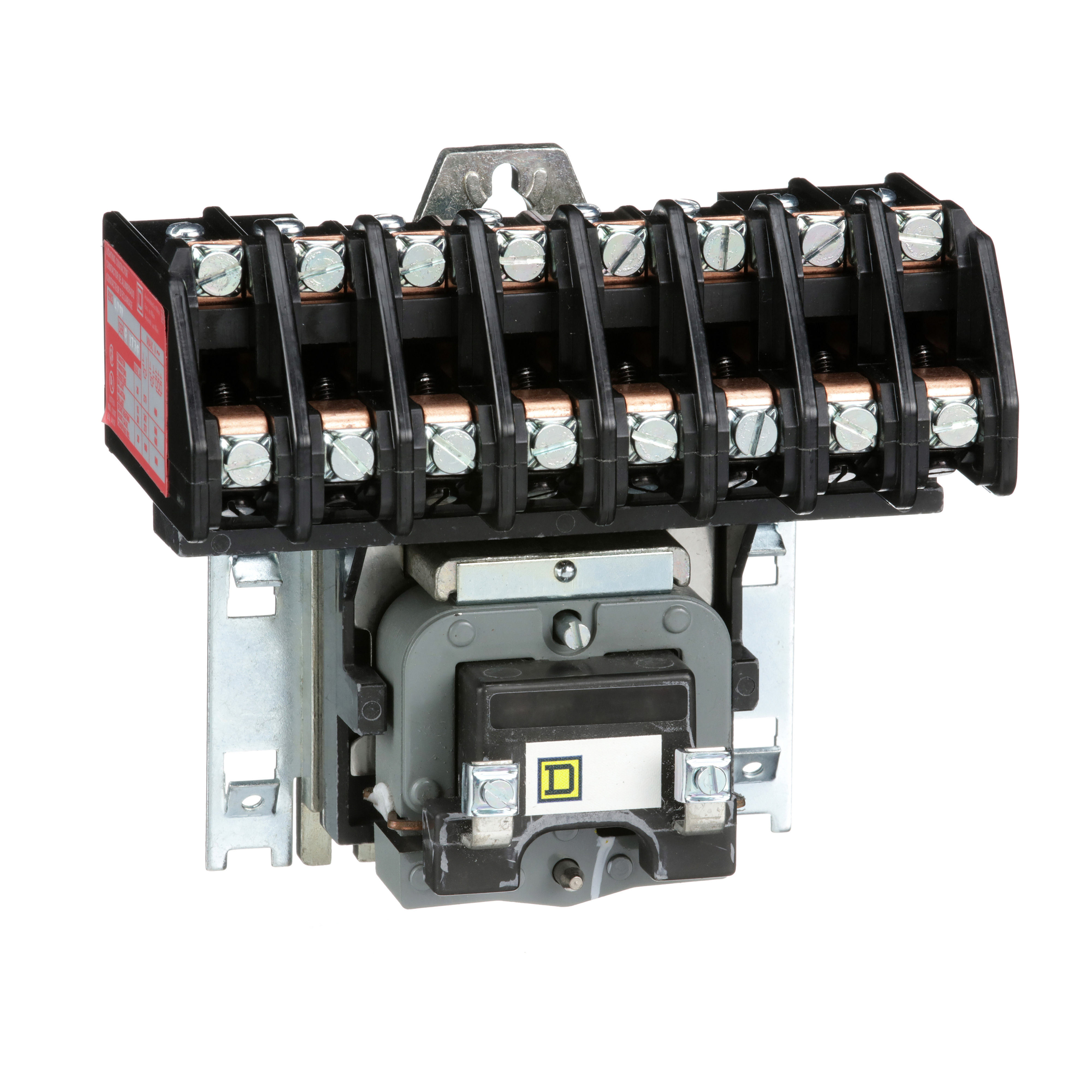 Contactor, Type L, multipole lighting, electrically held, 30A, 8 pole, 600 V, 208 VAC 60 Hz coil, open style