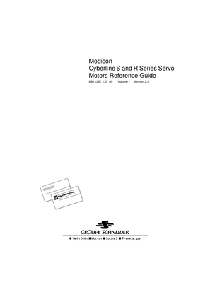 Cyberline S&R Series Servo Motors Reference Guide (890USE13500, Version 2.0)