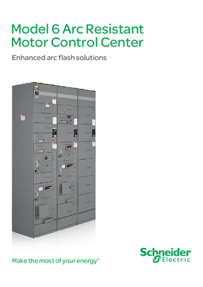 Square D Model 6 Arc Resistant Motor Control Center Brochure