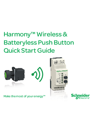 Schneider Electric Harmony XB5R Wireless / Batteryless Push Button 