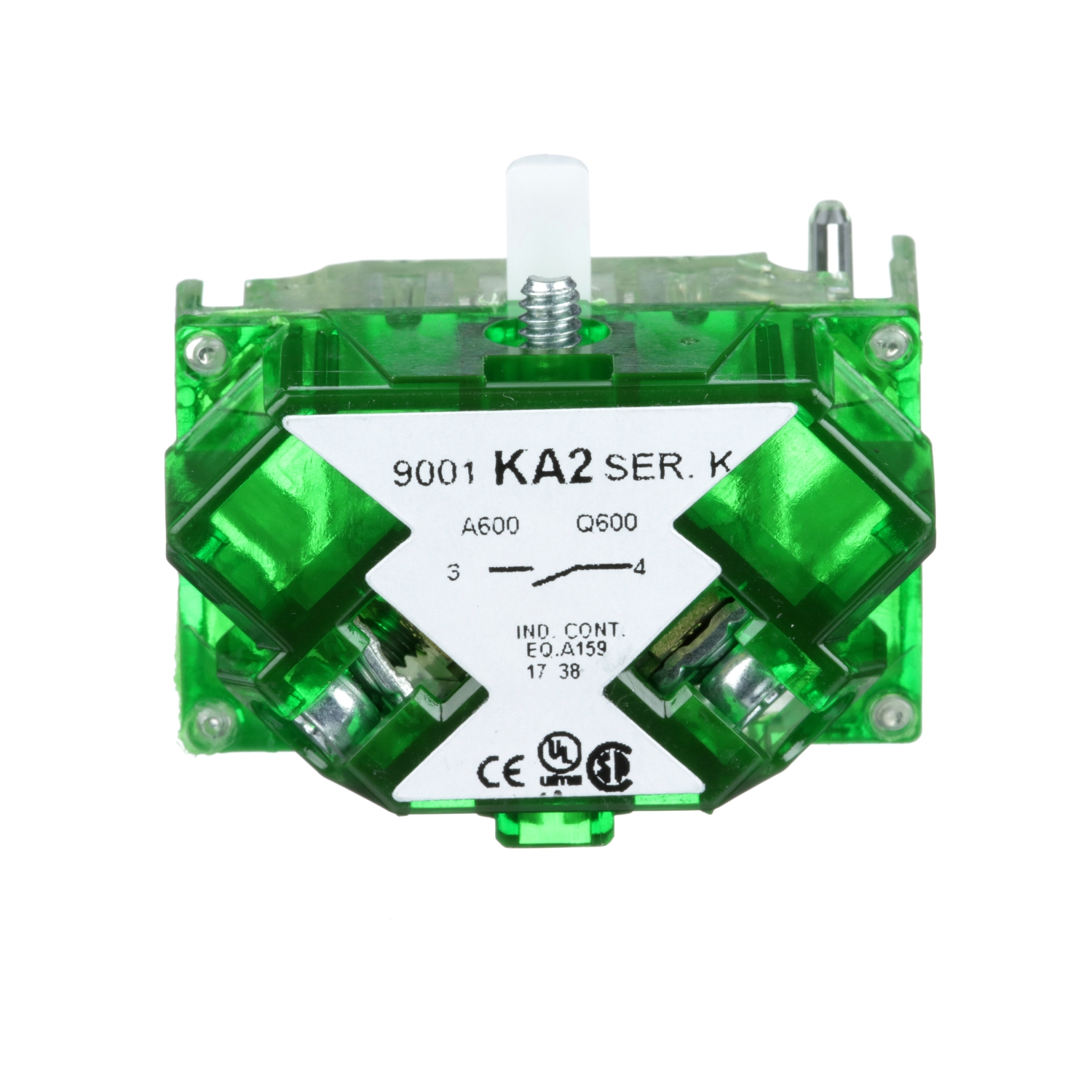 9001KA2 - Contact block with protected terminals, Harmony 9001K ...