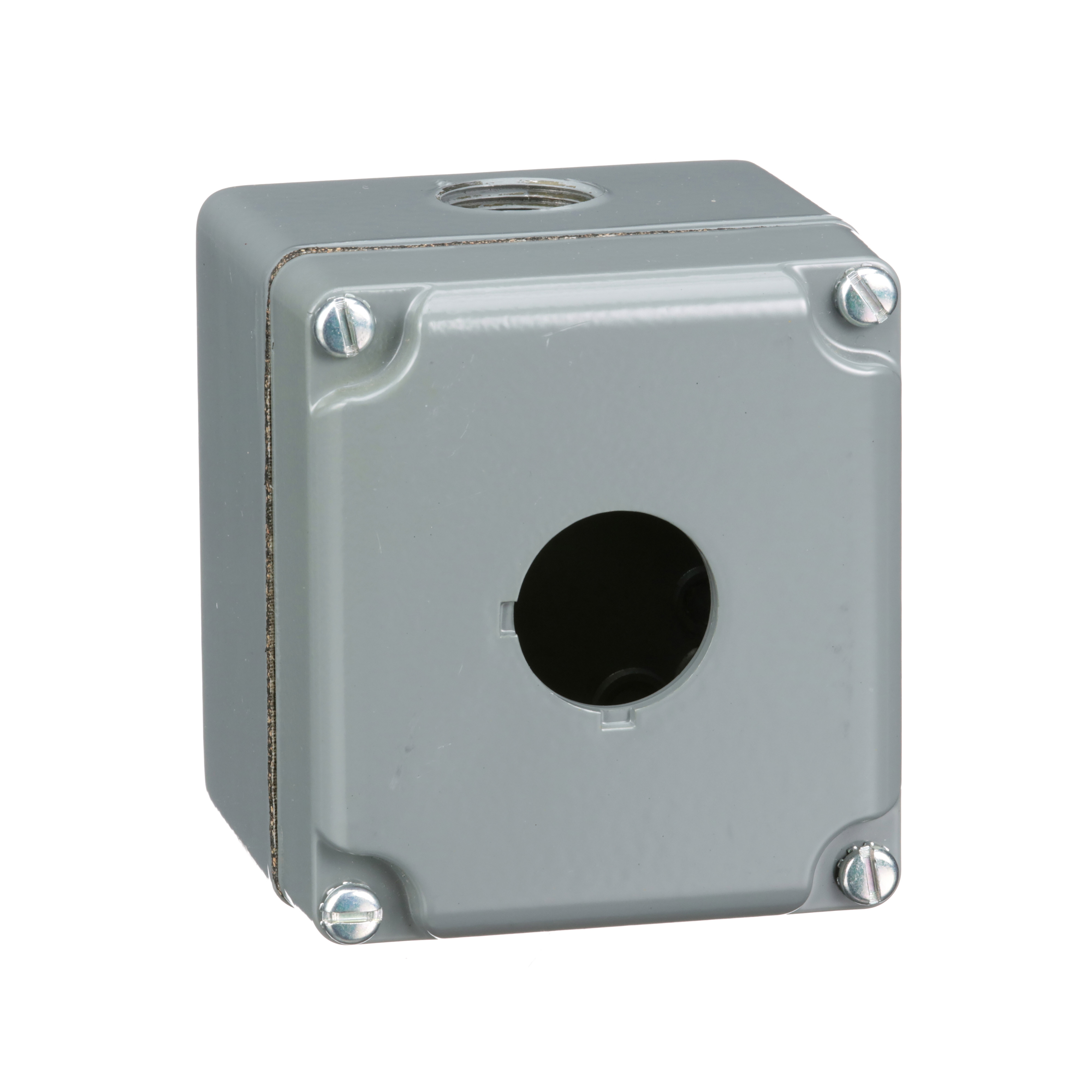 30mm Push Button, Types K or SK, empty push button enclosure, cast aluminium, one 30 mm hole, NEMA 4 and 13