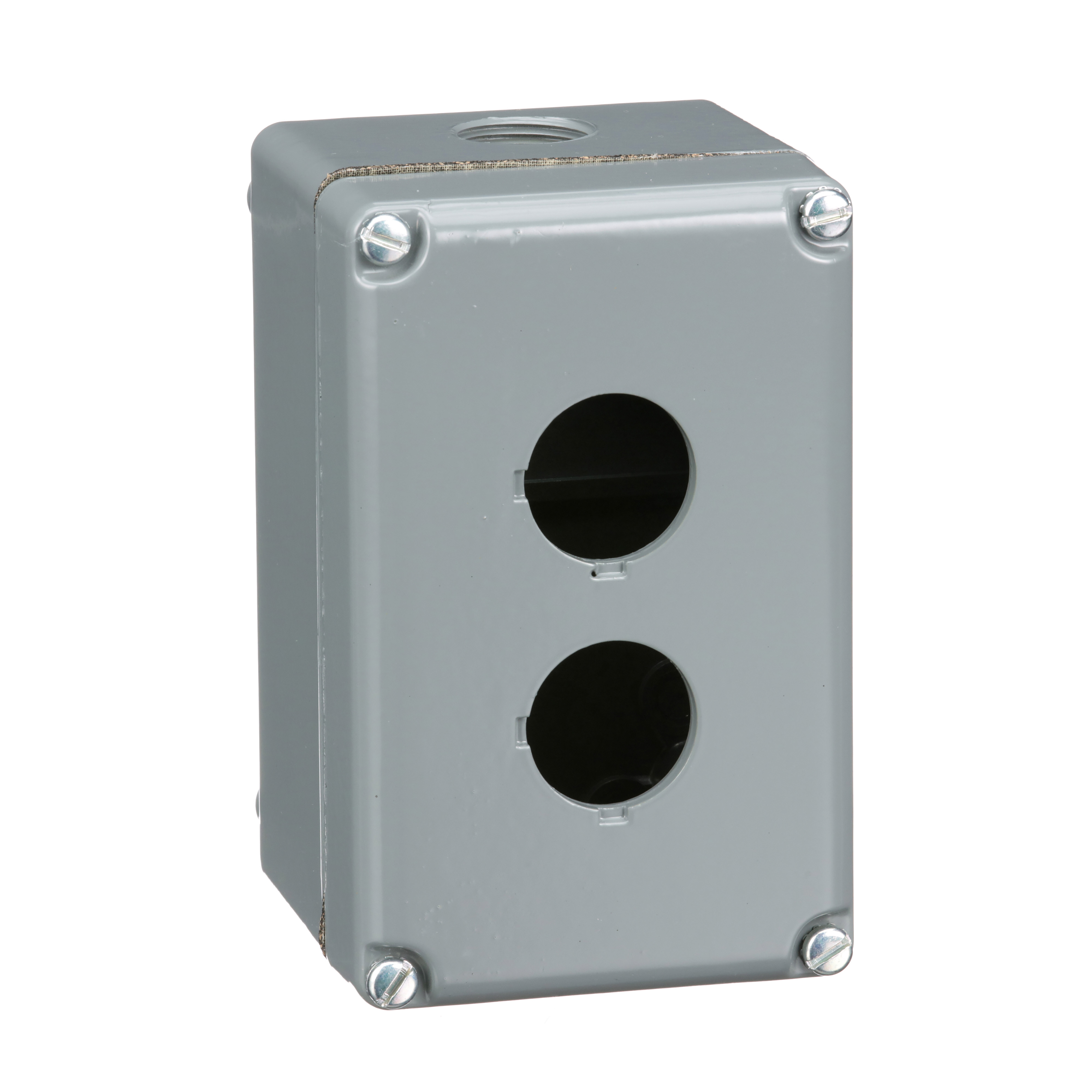 30mm Push Button, Types K or SK, empty push button enclosure, cast aluminium, two 30 mm holes, NEMA 4 and 13