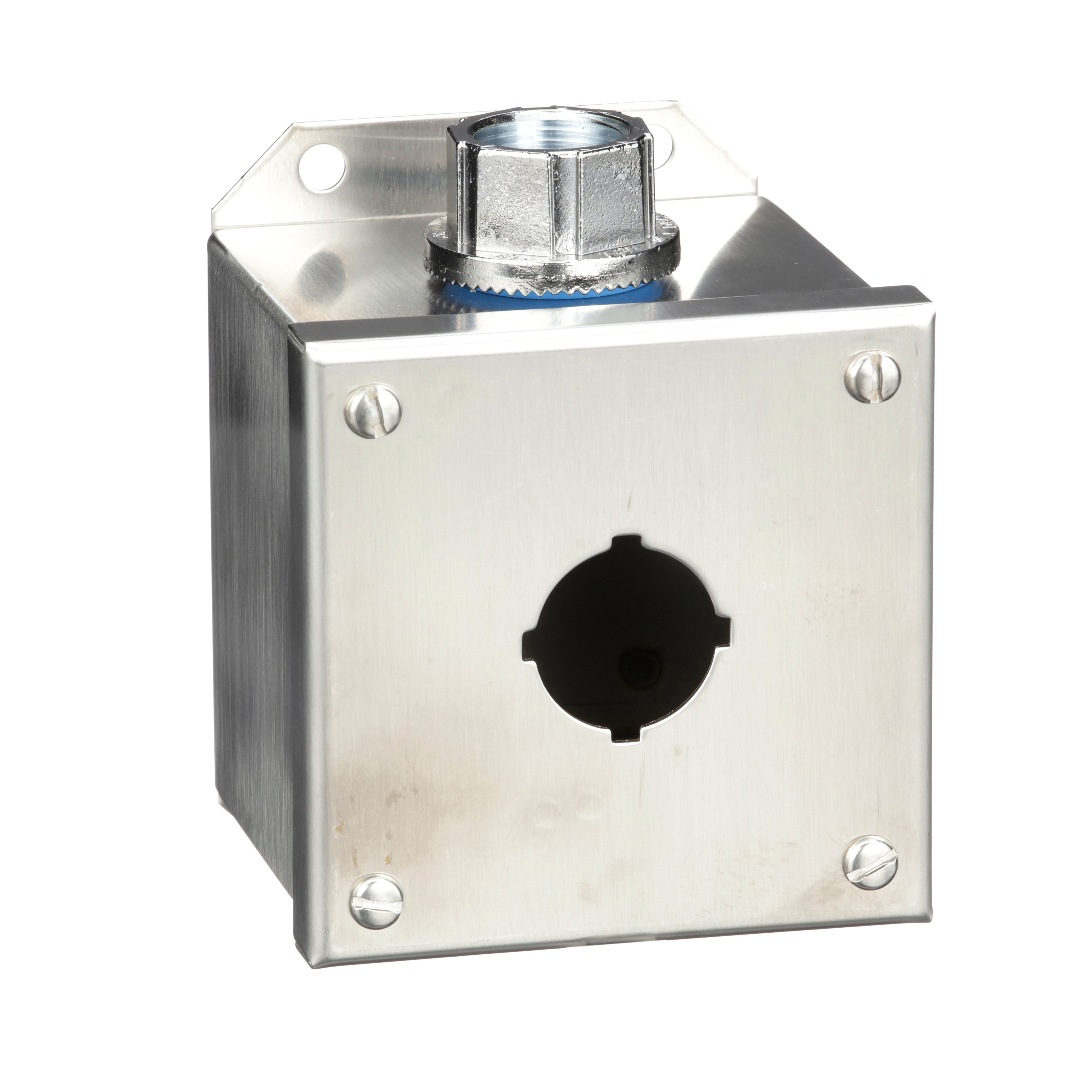 30mm Push Button, Types K or SK, empty push button enclosure, stainless steel, one 30 mm hole, NEMA 4, 4X and 13