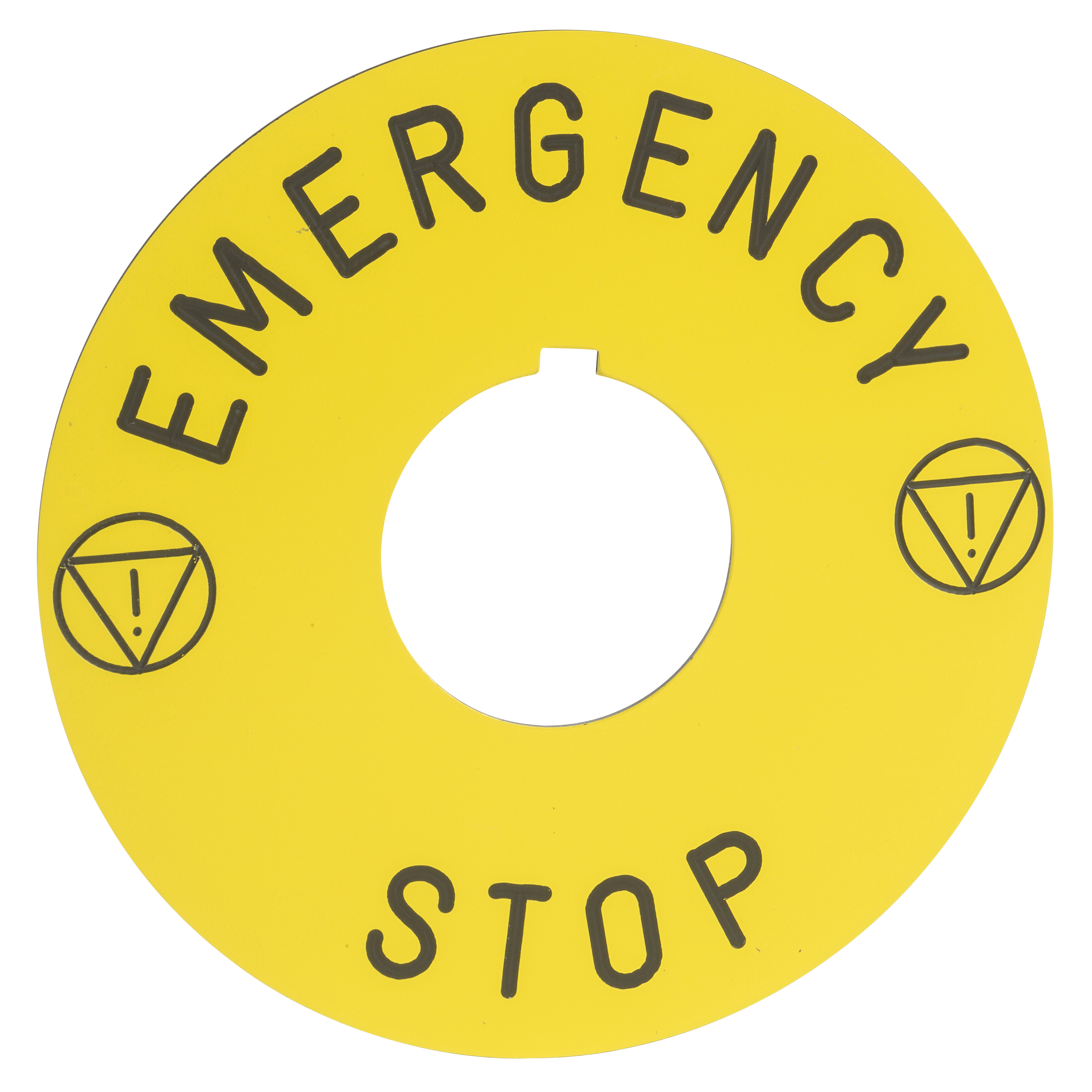 PUSHBUTTON LEGEND PLATE 30MM K