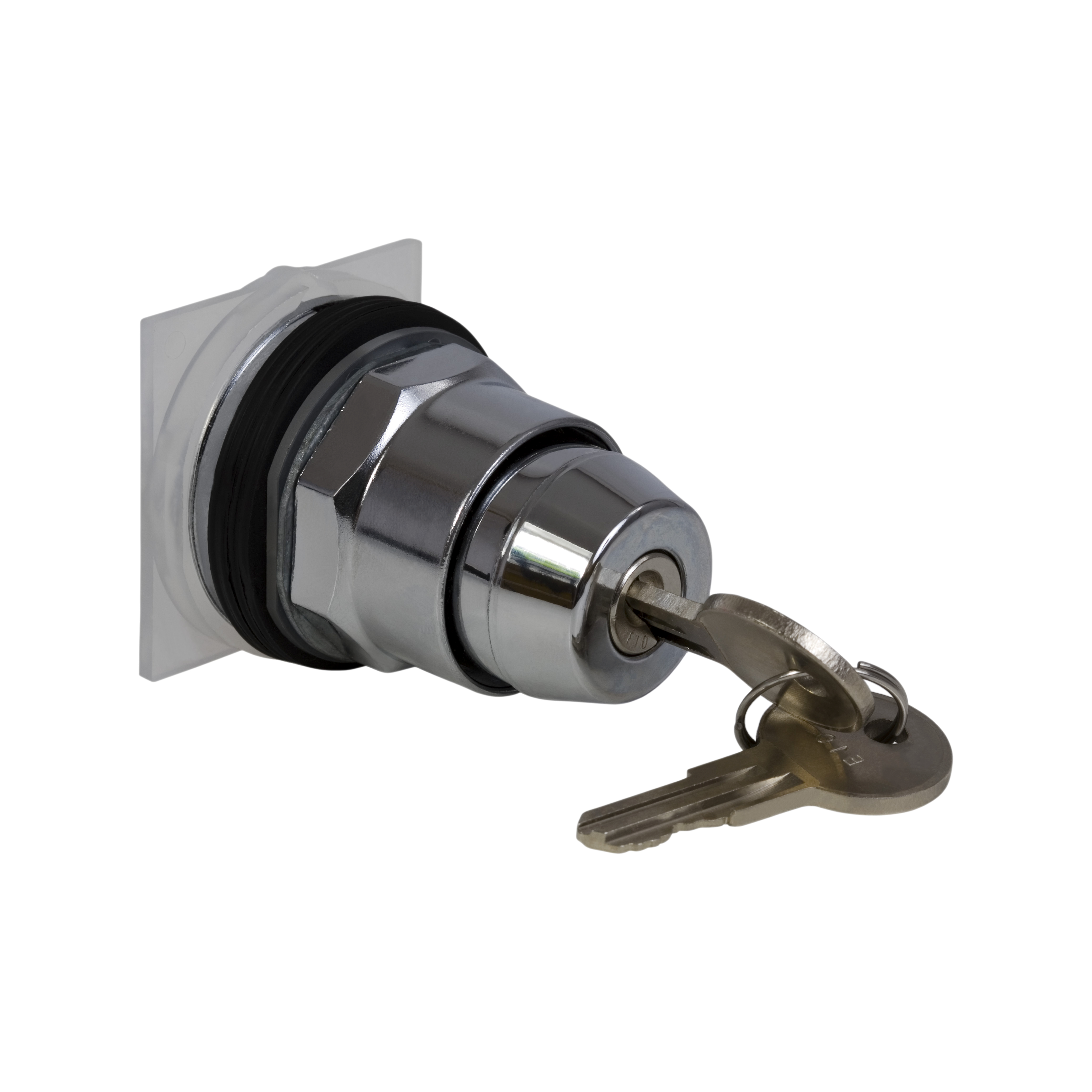30mm push button, Type K, 2 position key operated selector switch, key withdrawl in left only, NEMA 4, 13