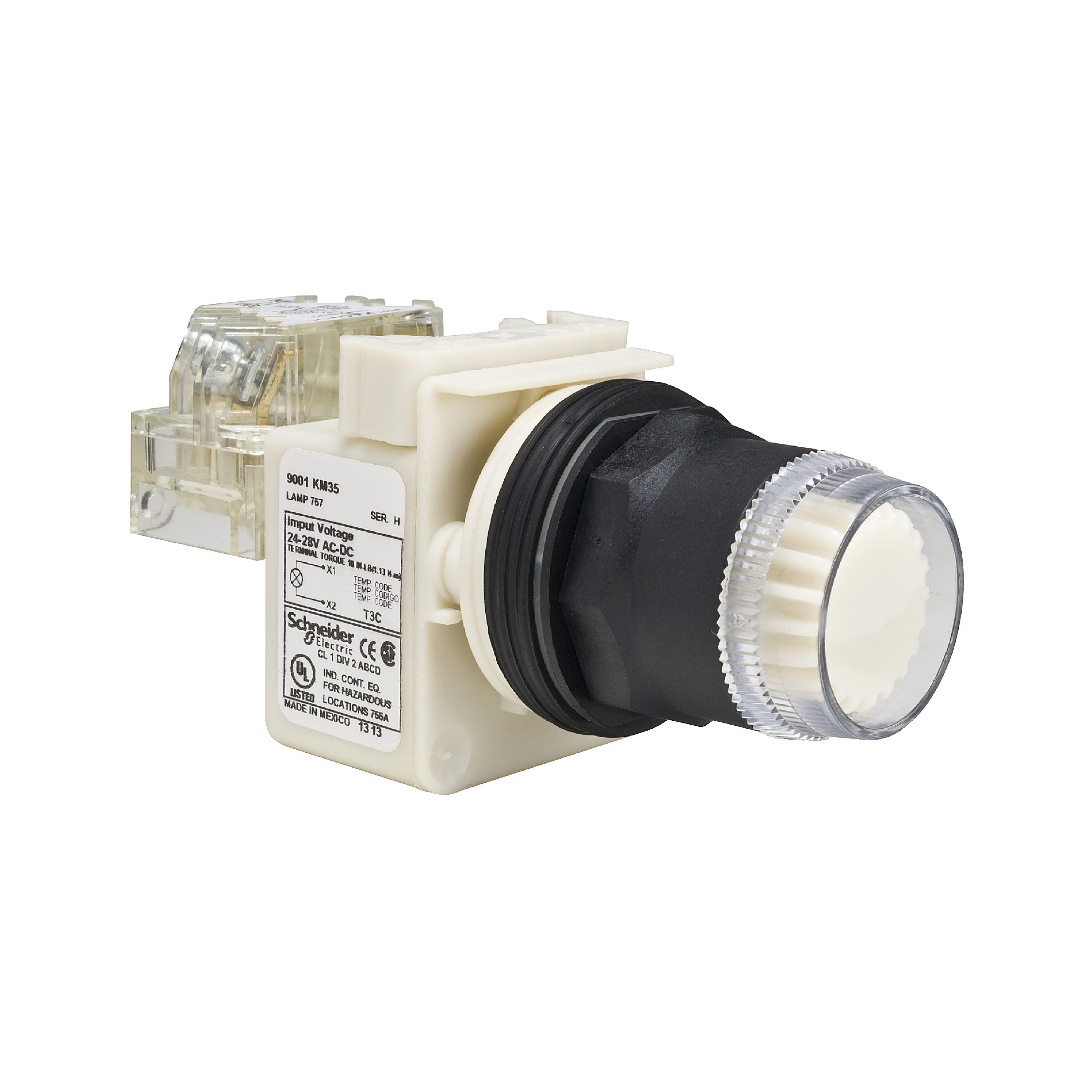 Product image for SQD 9001SK1L38LWWH13 PUSHBUTTON 600