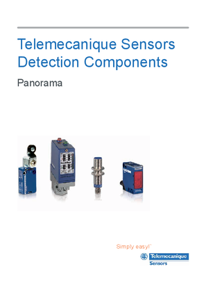 Telemecanique Sensors Detection Components Panorama