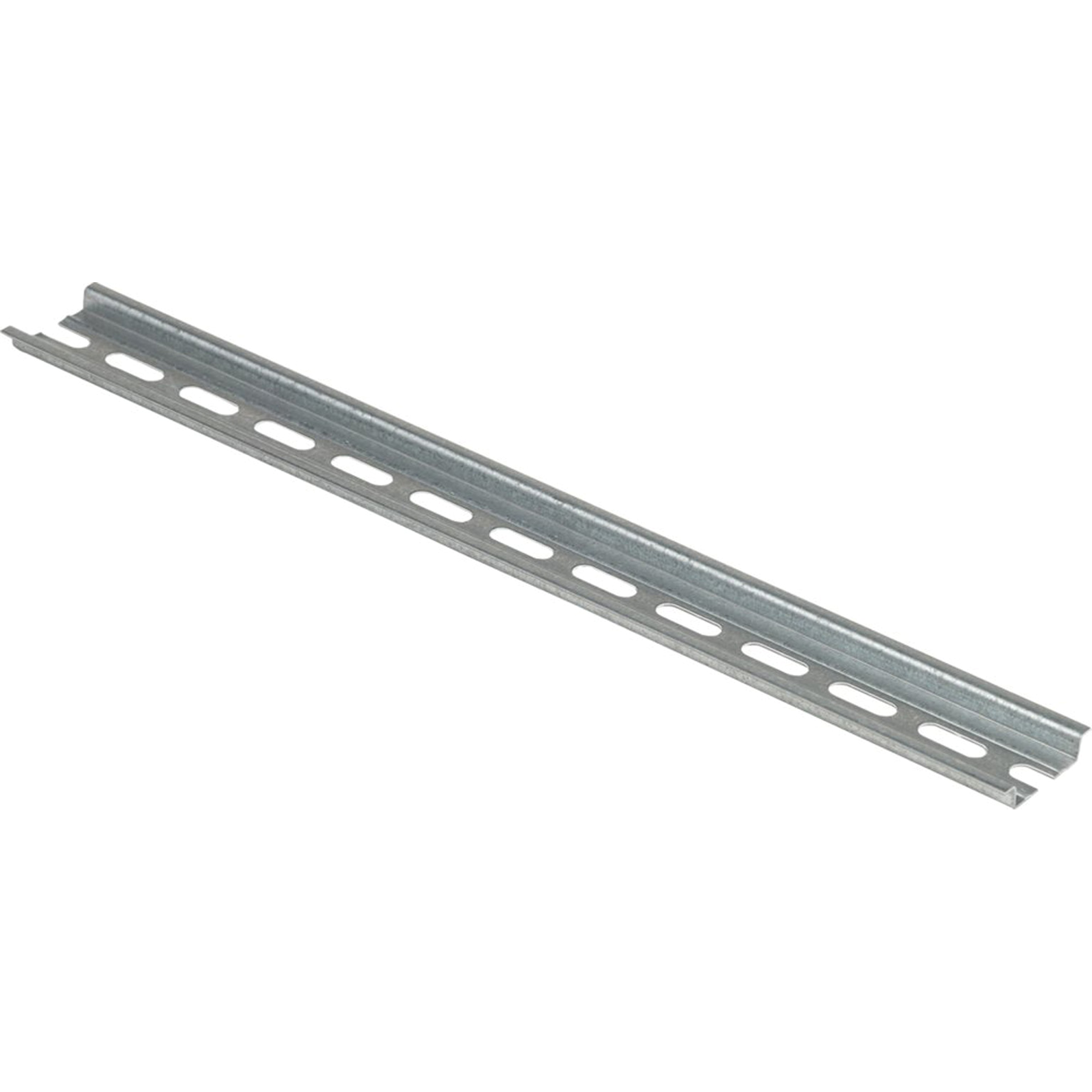 Terminal block, Linergy, mounting track, 35 mm DIN rail, with slotted mounting holes, 14 inches long