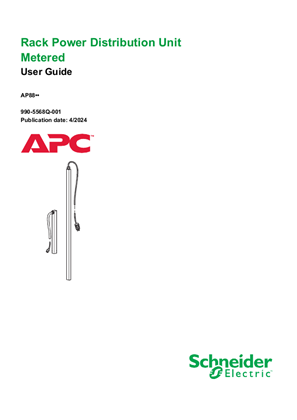 Metered Rack Power Distribution Unit User Guide Firmware v6.8.0