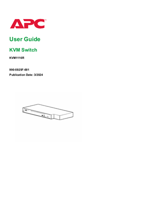 KVM 1116R User Manual