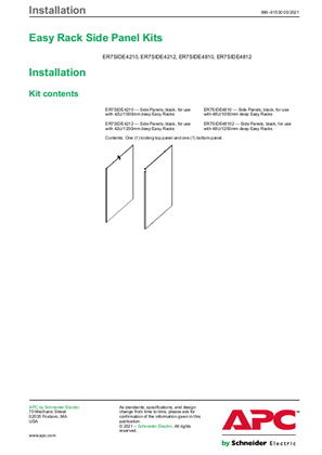 Easy Rack Side Panel Kits Installation