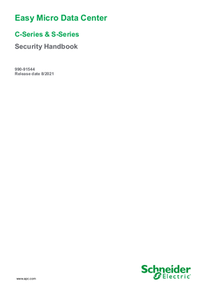 Easy Micro Data Center, C-Series & S-Series Security Handbook