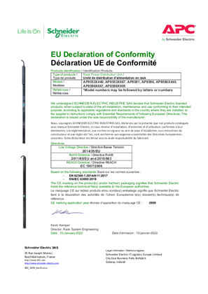 Declaration UE de Conformity_AP85XX