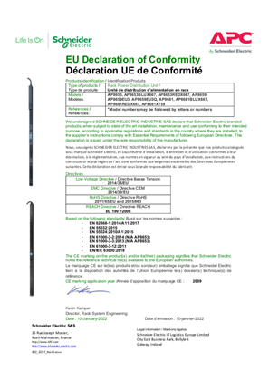 Declaration UE de Conformity_AP86XX_SWMBO_Series