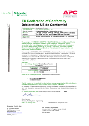 Declaration UE de Conformity_AP75XX