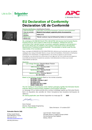 Declaration UE de Conformity
