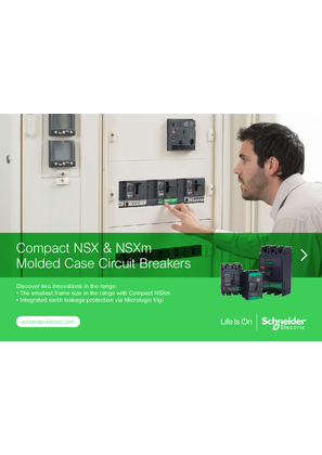 Compact NSX & NSXm  molded case circuit breakers (MCCB)