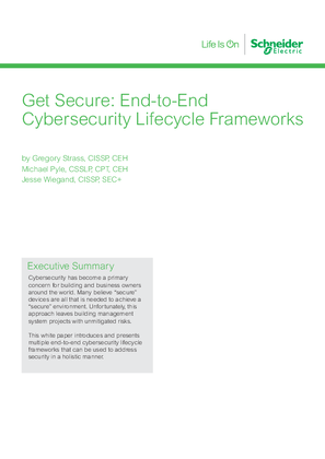 Get Secure: End-to-End Cybersecurity Lifecycle Frameworks