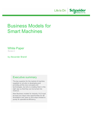 Business models for smart machines