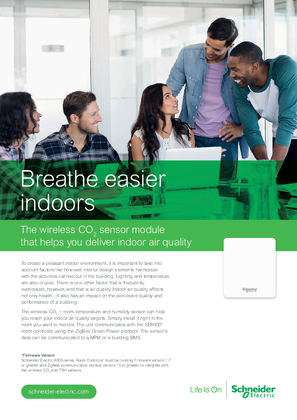 The wireless CO2 sensor module that helps you deliver indoor air quality