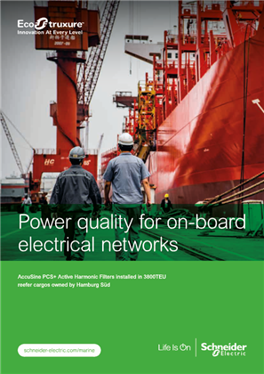 Power quality for on-board electrical network - marine solution