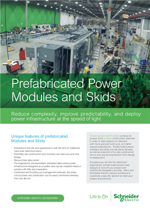 Prefabricated Power Modules and Skids