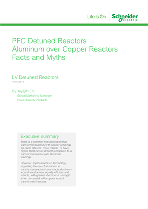 PFC Detuned Reactors Aluminum over Copper Reactors