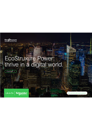 EcoStruxure Power: thrive in a digital world