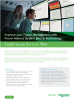 EcoStruxure™ Service Plan - Improve your power management with Power Advisor System Health technology